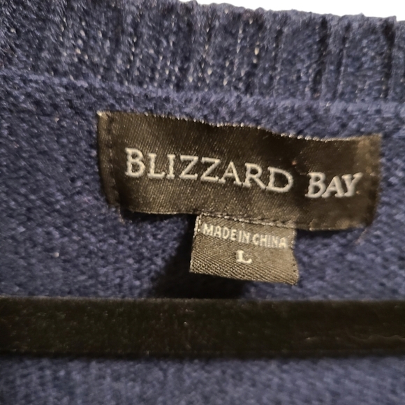 100% Acrylic penguin Christmas tunic sweater L - Picture 6 of 7